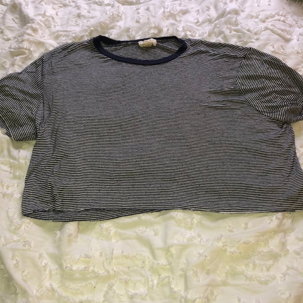 striped cropped t-shirt from t.j.maxx